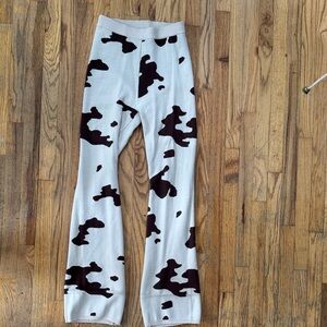 Molly Green Cow print knitted pant